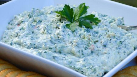 Amazing No Cook Spinach Artichoke Dip