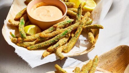 Air Fryer Green Bean Fries