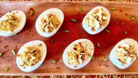 Sriracha Deviled Eggs