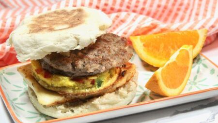 Halloumi Breakfast Sandwiches