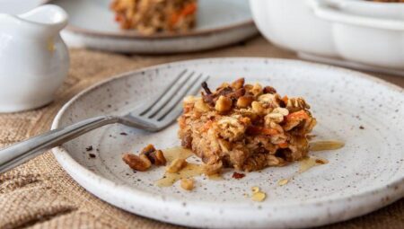 Carrot Cake Baked Oatmeal