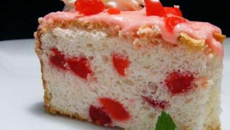 Cherry Angel Food Cake