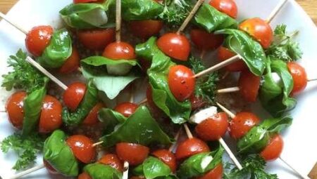 Tomato and Mozzarella Bites