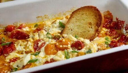 Baked Boursin Tomato Dip