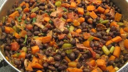 Black Beans with Bacon