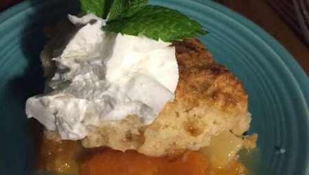 Fresh Apricot Cobbler