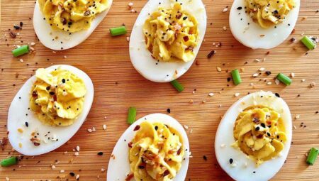 Everything Bagel Deviled Eggs