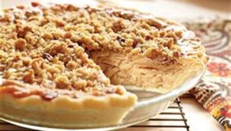 Caramel Apple Walnut Pie